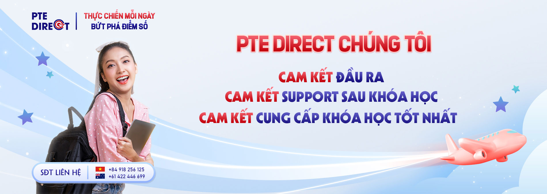 pte direct cam kết đầu ra